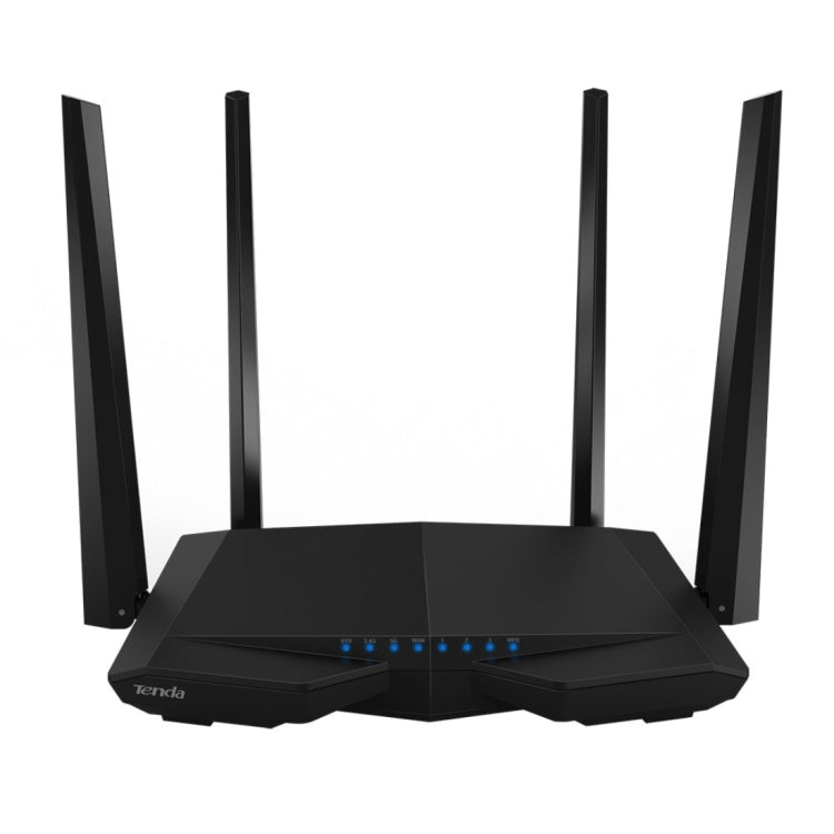 Tenda AC6 AC1200 Smart Dual-Band Wireless Router 5GHz 867Mbps + 2.4GHz 300Mbps WiFi Router with 4*5dBi External Antennas, AC6