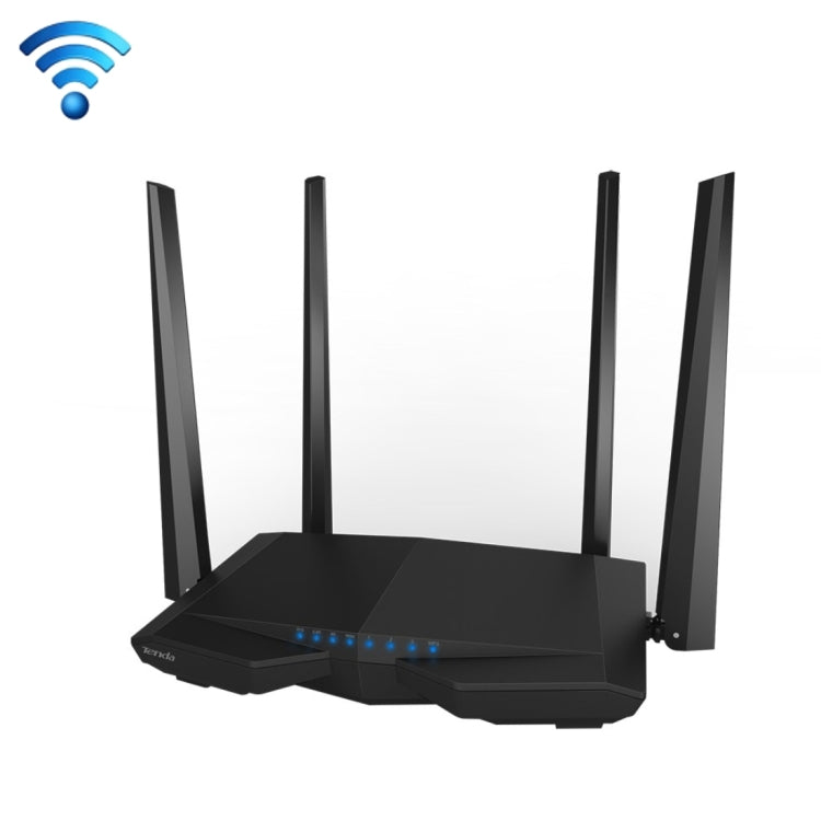 Tenda AC6 AC1200 Smart Dual-Band Wireless Router 5GHz 867Mbps + 2.4GHz 300Mbps WiFi Router with 4*5dBi External Antennas, AC6
