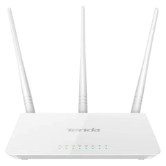 Tenda F3 Wireless 2.4GHz 300Mbps WiFi Router with 3*5dBi External Antennas, F3