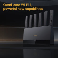 Xiaomi Router BE6500 WiFi 7 2.4GHz 5.0GHz Dual Band 4-Core 2.5G Port, US Plug, BE6500