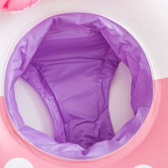 Baby Cartoon Inflatable Swimming Ring Lifesaving Ring Axillary Ring Suitable for Children Aged 2-6, Size: 86x65cm, Size: 86x65cm (Pink + White)