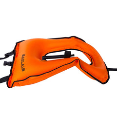 Children Portable Snorkeling Buoyancy Inflatable Vest Life Jacket Swimming Equipment, Size:510*400mm, Children Life Jacket (Orange)