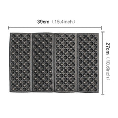2 PCS Portable Folding Cellular Massage Cushion Outdoors Damp Proof Picnic Seat Mats EVA Pad, 2 PCS (Purple), 2 PCS (Red), 2 PCS (Dark green), 2 PCS (Grass green), 2 PCS (Orange), 2 PCS (Blue)