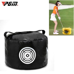 PGM Multi-Function Golf Power Impact Waterproof Practice Training Smash Hit Strike Bag Trainer Exercise Package, Size: 26 x 44cm, HL002 Black, HL002 Yellow