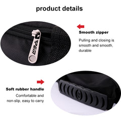 PGM Golf Foldable Portable Nylon Ball Bag(Black Silver), PGM Black Silver, PGM Black Red