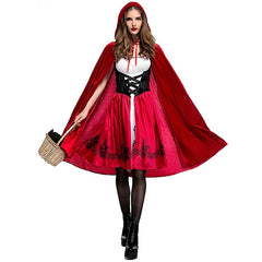 Little Red Riding Hood Costume For Adults Cosplay, S, M, L, XL, XXL, XXXL