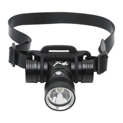 60m Underwater Photography Video Fill-up Headlight Diving Flashlight with Battery Display Function(Headlight+Battery+Charger)