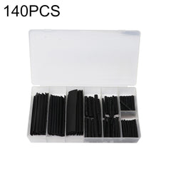 140 PCS / Box Waterproof High Toughness Oxidation Resistance Seal Heat-shrinkable Butt Wire Tube, Random Color Delivery, Butt Wire Tube