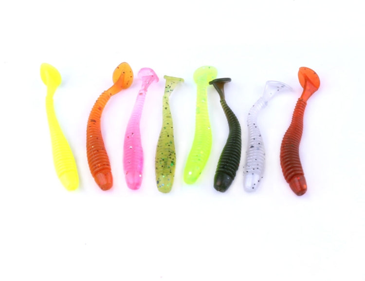 HENGJIA SO041 5cm/0.6g 10 PCS  Fishing Wobbler Soft Jigging Fishing Lure Worm Swimbaits Silicone Bait