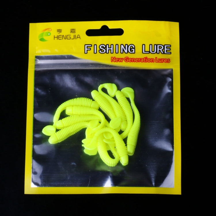 HENGJIA SO041 5cm/0.6g 10 PCS  Fishing Wobbler Soft Jigging Fishing Lure Worm Swimbaits Silicone Bait
