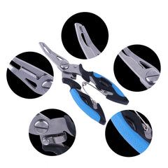 HENGJIA QT013 Multifunctional Stainless Steel Jaw Fishing Pliers Scissors Hook Removal Tool Line Cutter Fishing Tackle, HENGJIA QT013