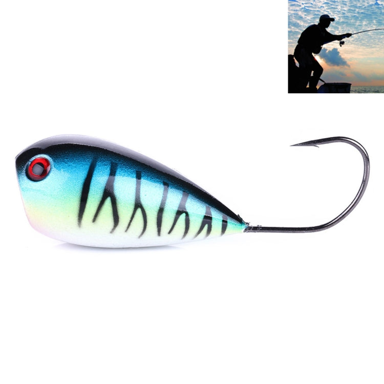 HENGJIA PO036 8cm/13g Big Mouth Single Hook Hitting Water Wave Hard Bait Lure Outdoor Fishing Gear Lure Fishing Bait Fishing Tackle, PO036-1, PO036-2, PO036-3, PO036-4, PO036-5, PO036-6, PO036-7, PO036-8
