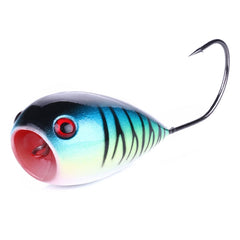 HENGJIA PO036 8cm/13g Big Mouth Single Hook Hitting Water Wave Hard Bait Lure Outdoor Fishing Gear Lure Fishing Bait Fishing Tackle, PO036-1, PO036-2, PO036-3, PO036-4, PO036-5, PO036-6, PO036-7, PO036-8