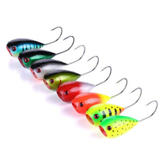 HENGJIA PO036 8cm/13g Big Mouth Single Hook Hitting Water Wave Hard Bait Lure Outdoor Fishing Gear Lure Fishing Bait Fishing Tackle, PO036-1, PO036-2, PO036-3, PO036-4, PO036-5, PO036-6, PO036-7, PO036-8