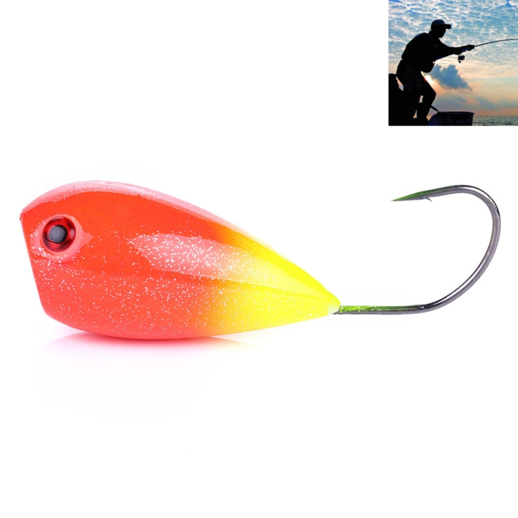 HENGJIA PO036 8cm/13g Big Mouth Single Hook Hitting Water Wave Hard Bait Lure Outdoor Fishing Gear Lure Fishing Bait Fishing Tackle, PO036-1, PO036-2, PO036-3, PO036-4, PO036-5, PO036-6, PO036-7, PO036-8