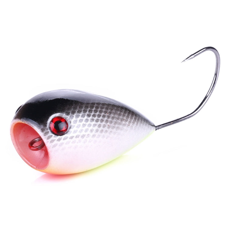 HENGJIA PO036 8 PCS 8cm/13g Big Mouth Single Hook Hitting Water Wave Hard Bait Lure Outdoor Fishing Gear Lure Fishing Bait Fishing Tackle, PO036