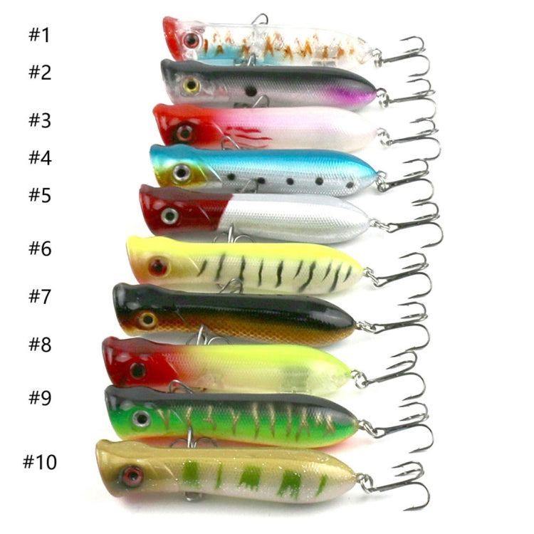 HENGJIA PO032 8cm/12g Simulation Hard Baits Fishing Lures with Hooks Tackle Baits Fit Saltwater and Freshwater, PO032 1#, PO032 2#, PO032 3#, PO032 4#, PO032 5#, PO032 6#, PO032 7#, PO032 8#, PO032 9#, PO032 10#
