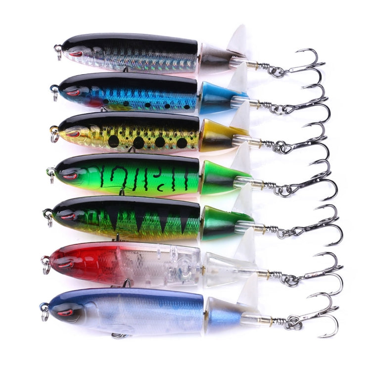 HENGJIA PE018 10cm/13g Propeller Tractor Shaped Hard Baits Fishing Lures Tackle Baits Fit Saltwater and Freshwater, PE018 1#, PE018 2#, PE018 3#, PE018 4#, PE018 5#, PE018 6#, PE018 7#, PE018 8#