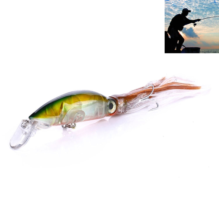HENGJIA JIZ002 10cm/16.6g Big Octopus Squid Shaped Hard Baits Long Shot Fishing Lures Tackle Baits Fit Sea Fishing and Freshwater Fishing, JIZ002 A, JIZ002 B, JIZ002 C, JIZ002 D, JIZ002 E, JIZ002 F, JIZ002 G, JIZ002 H