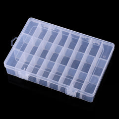 HENGJIA qt022 Twenty Four Grid Waterproof Multifunction Fishing Tool Gear Storage Transparent Fishing Tackle Box, qt022