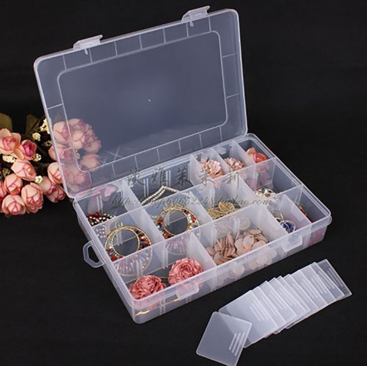 HENGJIA qt022 Twenty Four Grid Waterproof Multifunction Fishing Tool Gear Storage Transparent Fishing Tackle Box, qt022